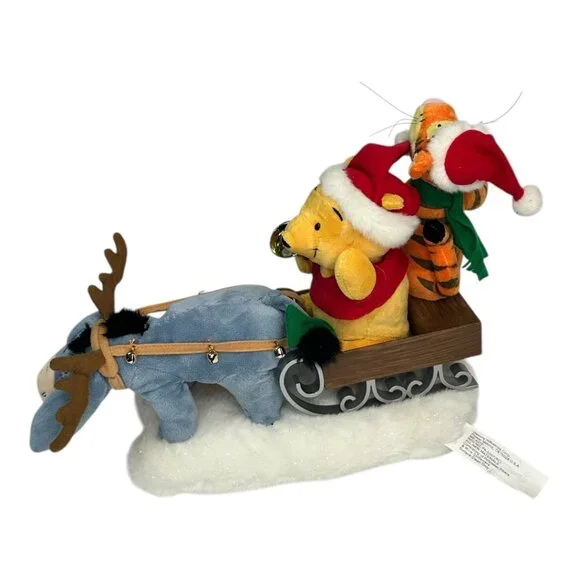 Winnie the Pooh, Tigger, Eeyore, Christmas Sleigh Ride Music Motion Plus… - Picture 9 of 11